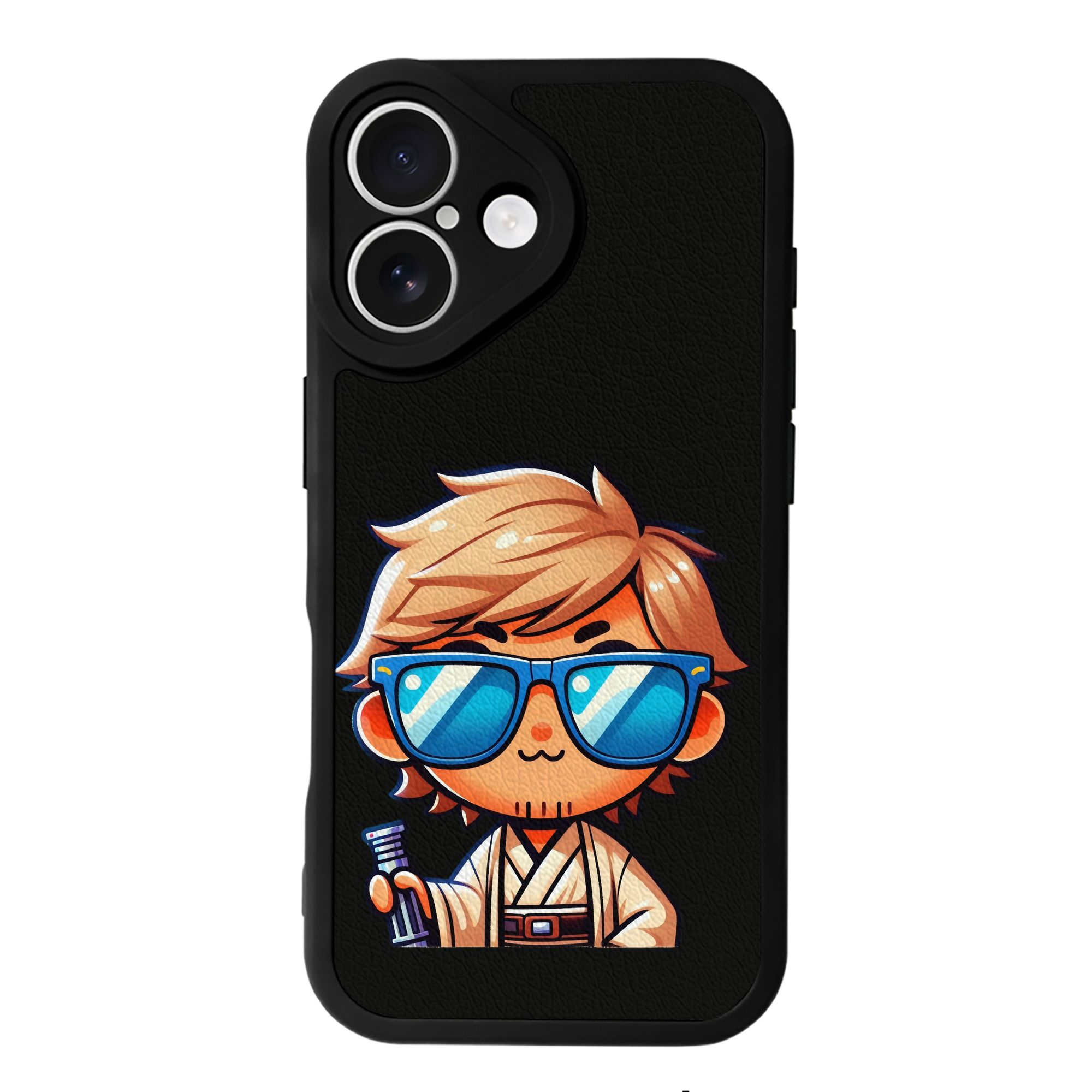 （画像用） スター・ウォーズ Star Wars 【iPhone 16シリーズ対応】シリコンスマホケース（レザー調） 材質：シリコン